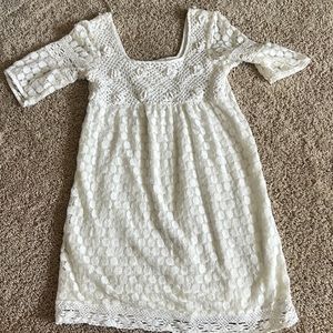 Solitaire White mini dress